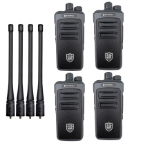 4 Radios Comunicación Motorola SMP 900 Walkie Talkies Largo Alcance
