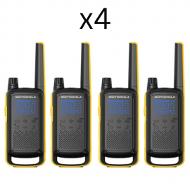 4 Radios de Comunicación Motorola T470 Walkie Talkies Vox Originales